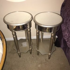 Mirrored End tables